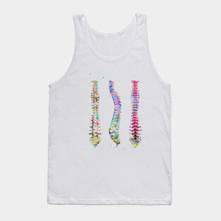 Human Spine Tank Top