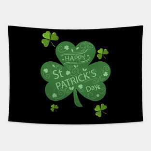 Happy St Patricks Day Tapestry