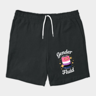 Gender Fluid Flag Shorts