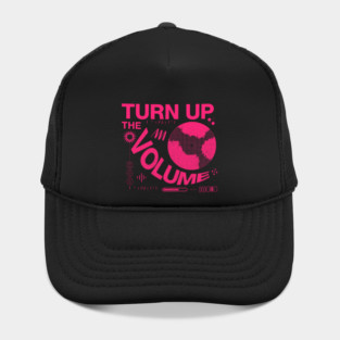 Turn The Volume Up Neon Noise Hat