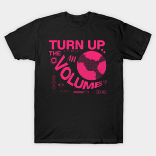 Turn The Volume Up Neon Noise T-Shirt