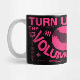 Turn The Volume Up Neon Noise Mug