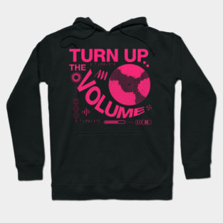 Turn The Volume Up Neon Noise Hoodie