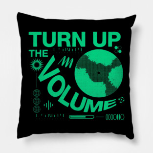 Turn The Volume Up Electric Pulse Pillow