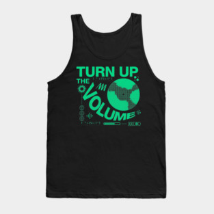 Turn The Volume Up Electric Pulse Tank Top