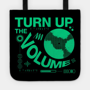 Turn The Volume Up Electric Pulse Tote