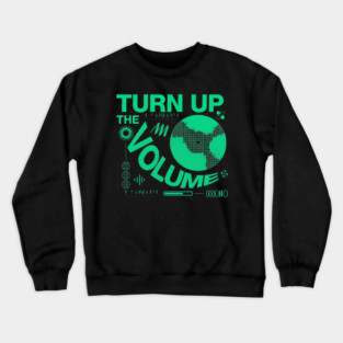 Turn The Volume Up Electric Pulse Crewneck Sweatshirt