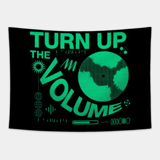 Turn The Volume Up Electric Pulse Tapestry