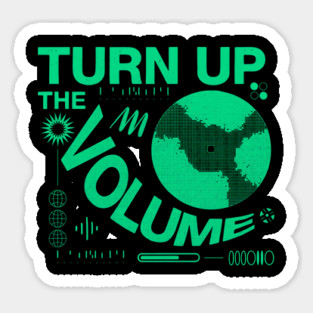 Turn The Volume Up Electric Pulse Magnet