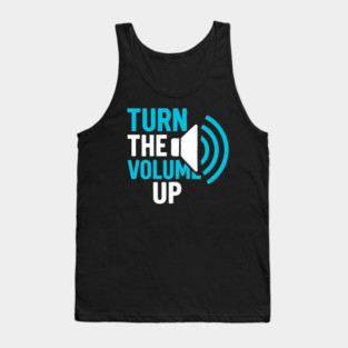 Turn The Volume Up Soundwave Signal Tank Top