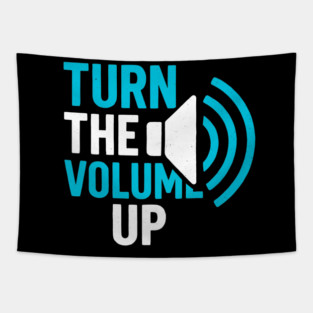 Turn The Volume Up Soundwave Signal Tapestry