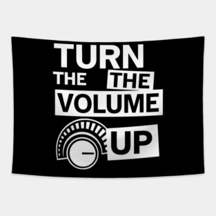 Turn The Volume Up Analog Revival Tapestry