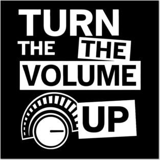 Turn The Volume Up Analog Revival Posters and Art