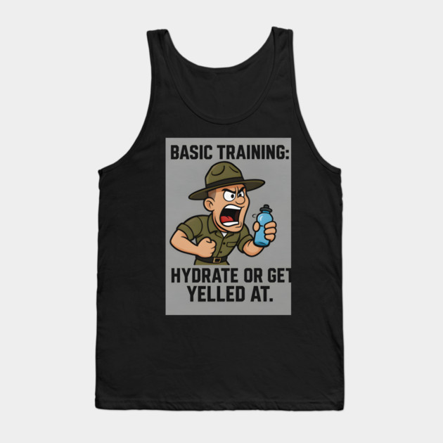Basic training-Hydrate Tank Top by Emmanuel's Store 4