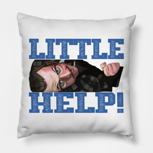 Rookie of the Year: Little Help! Pillow by 51Deesigns