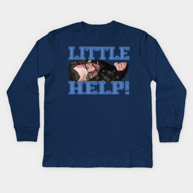 Rookie of the Year: Little Help! Kids Long Sleeve T-Shirt by 51Deesigns
