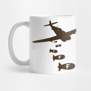 Droppin' -F-Bombs Vintage Mug