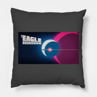 Eagle Obsession Title Pillow