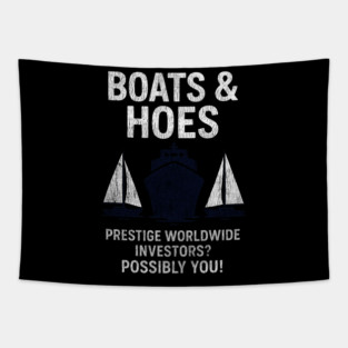 Boats & Hoes Tapestry