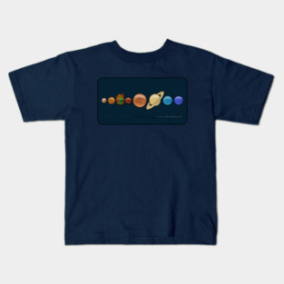 Accurate Model of Our Solar System Kids T-Shirt