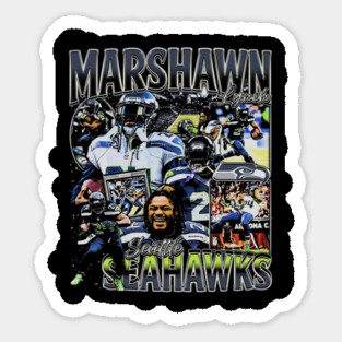 Marshawn Lynch Vintage Bootleg Sticker