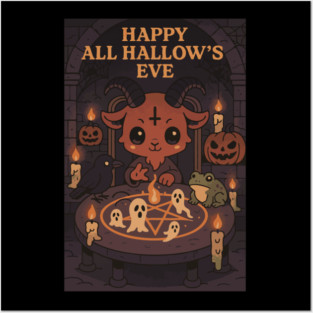 Happy All Hallows Eve Posters and Art