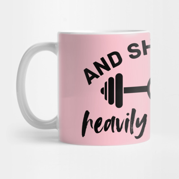 She Lifted Heavily Gym Girl by The WYLD Tribe