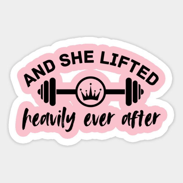 She Lifted Heavily Gym Girl Magnet by The WYLD Tribe