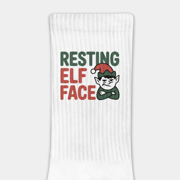 Resting Elf Face Funny Christmas by Emmanuel's Store 4