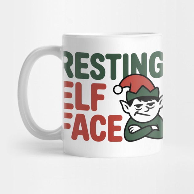 Resting Elf Face Funny Christmas by Emmanuel's Store 4