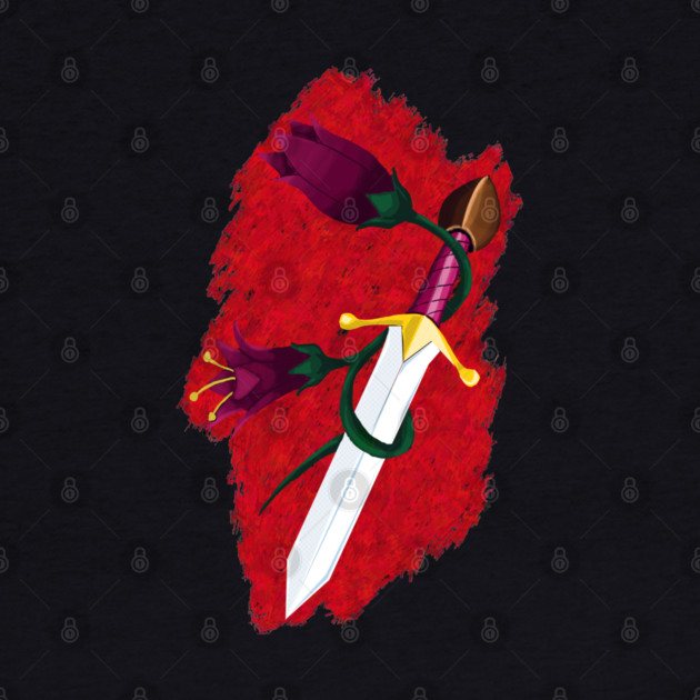 DAGGER AND FLOWERS by droidmonkey