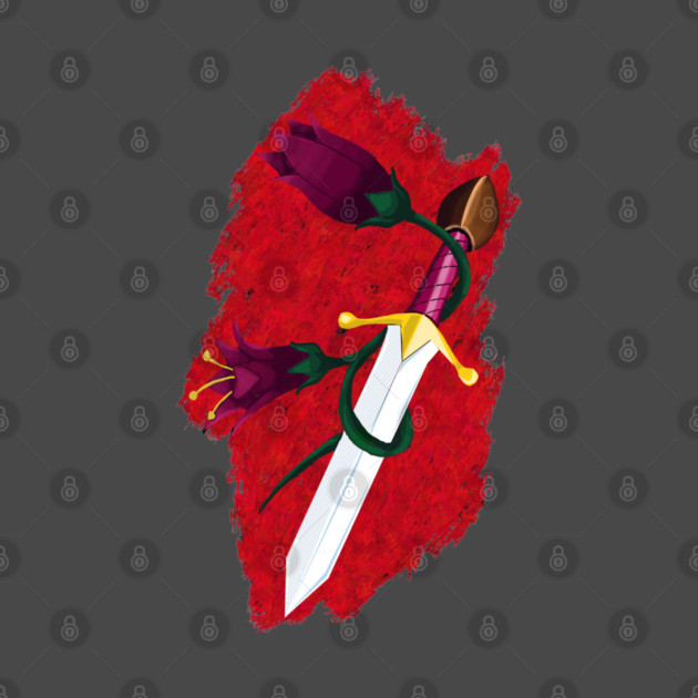 DAGGER AND FLOWERS by droidmonkey