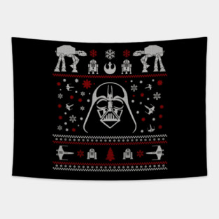 Star wars christmas pattern Tapestry