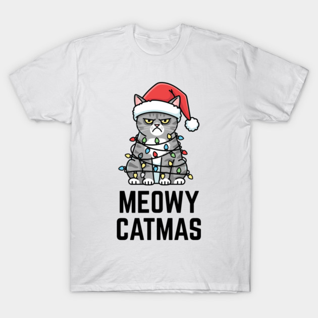 Christmas-Cat T-Shirt by Creatifly Graphic Tees