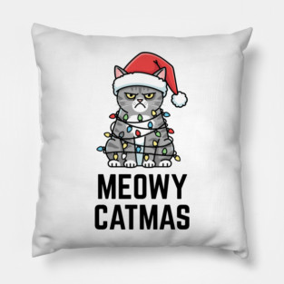 Christmas-Cat Pillow