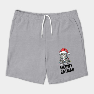 Christmas-Cat Shorts