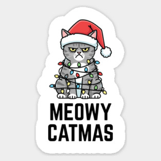 Christmas-Cat Sticker