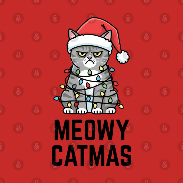 Christmas-Cat by Creatifly Graphic Tees