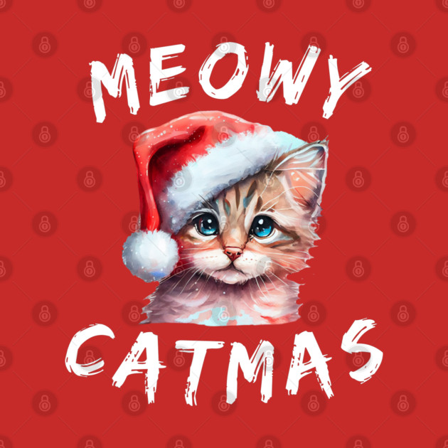 Christmas-Cat by Creatifly Graphic Tees