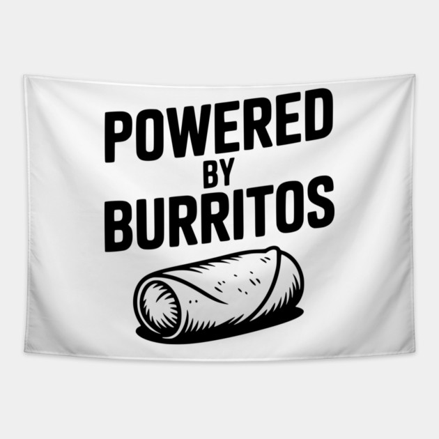 Powered by Burritos Tapestry by Frank Ring