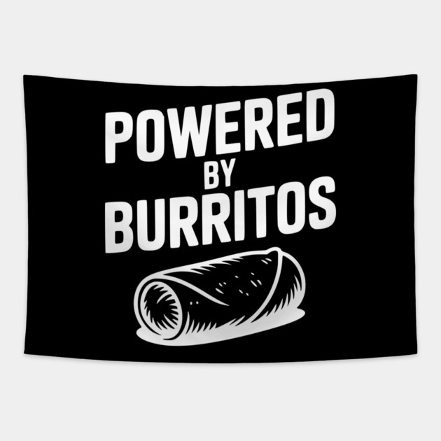 Powered by Burritos Tapestry by Frank Ring