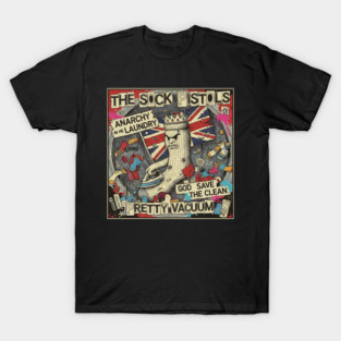 THE SOCK PISTOLS: Anarchy in the Laundry! T-Shirt