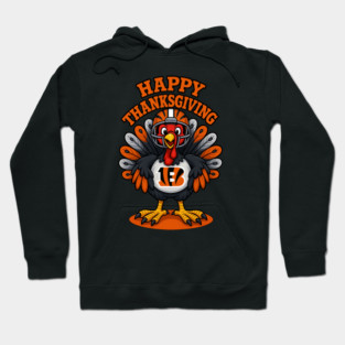 Happy Thanksgiving - Cincinnati Bengals Hoodie