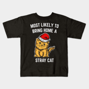 Christmas-Cat Kids T-Shirt