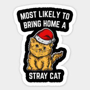 Christmas-Cat Sticker