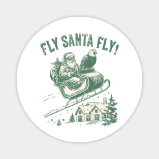 Fly-Santa-Fly Magnet