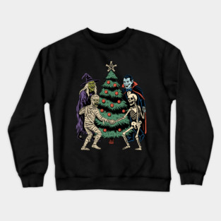 Monsters Christmas Crewneck Sweatshirt