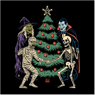 Monsters Christmas Posters and Art