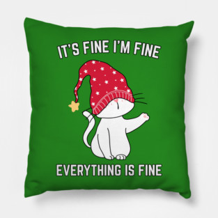 Christmas-Cat Pillow