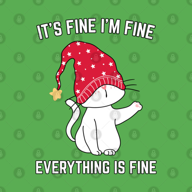 Christmas-Cat by Creatifly Graphic Tees